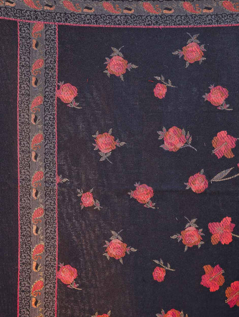 Women's Kani Floral Wool Shawl